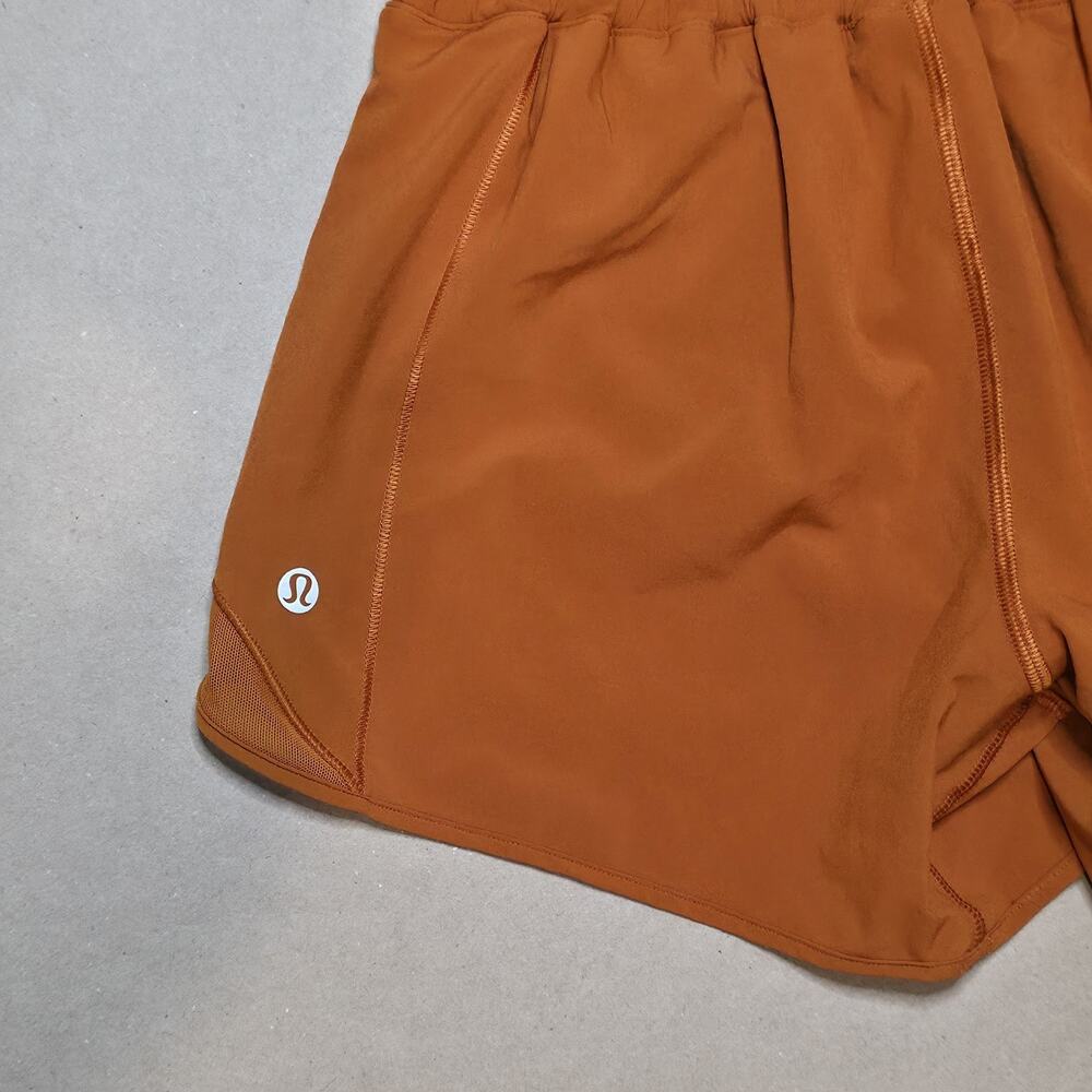 Lululemon Texas Longhorns Hotty Hot High Rise Shorts Burnt Orange Lined Size 4 - Picture 11 of 11